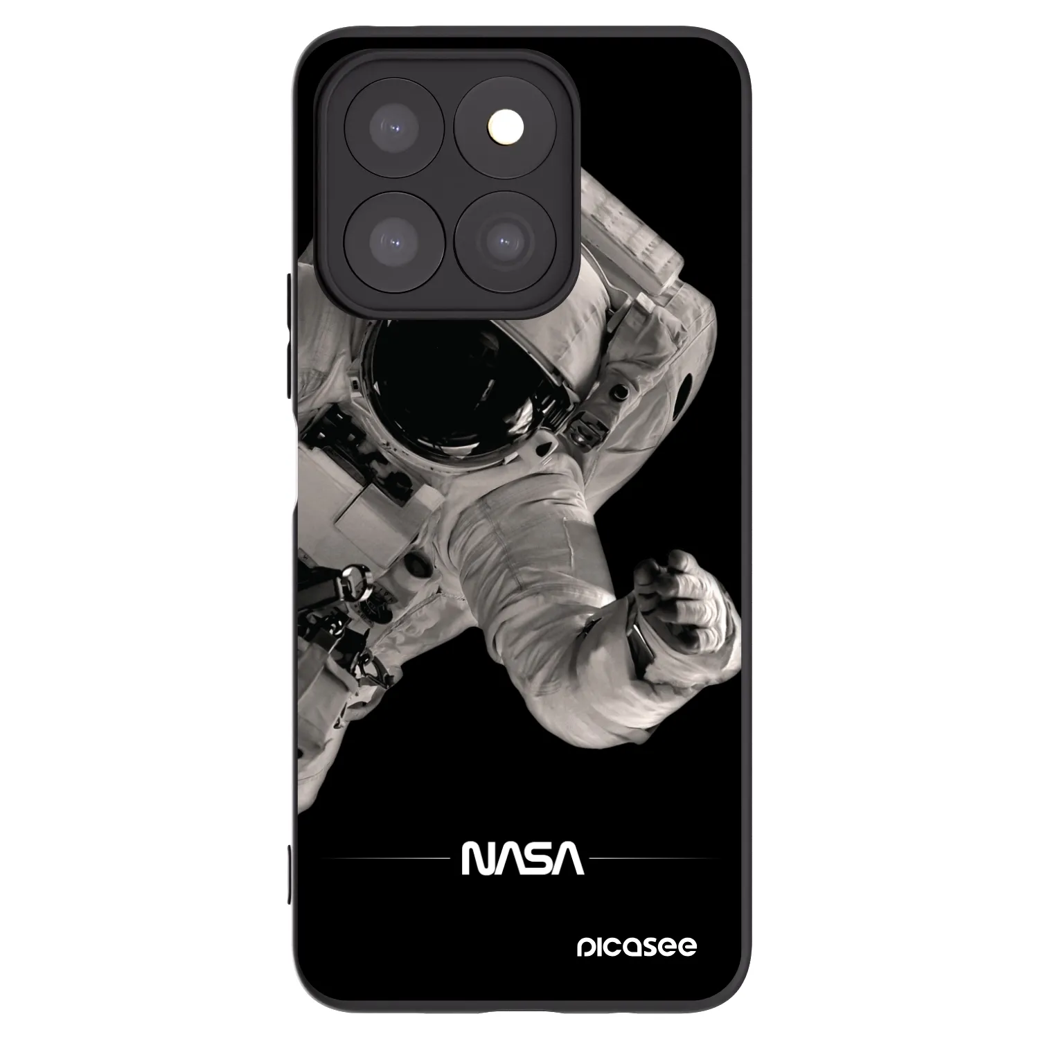 Picasee silikonový černý obal pro Honor X8b - Astronaut Big
