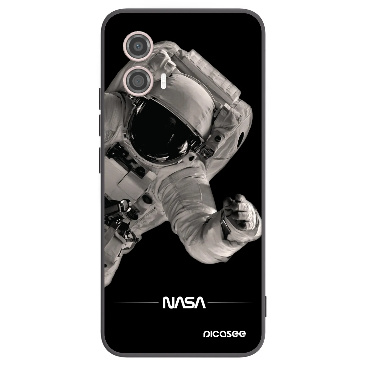 Picasee silikonový černý obal pro Motorola Moto G53 5G - Astronaut Big