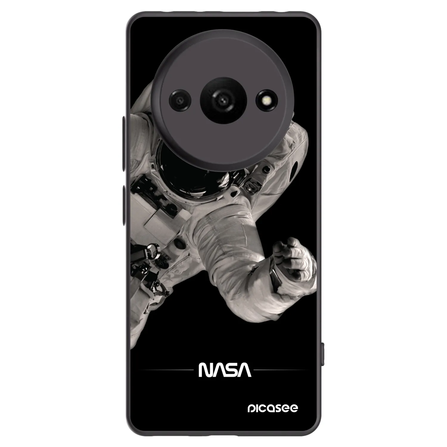Picasee silikonový černý obal pro Xiaomi Redmi A3 - Astronaut Big