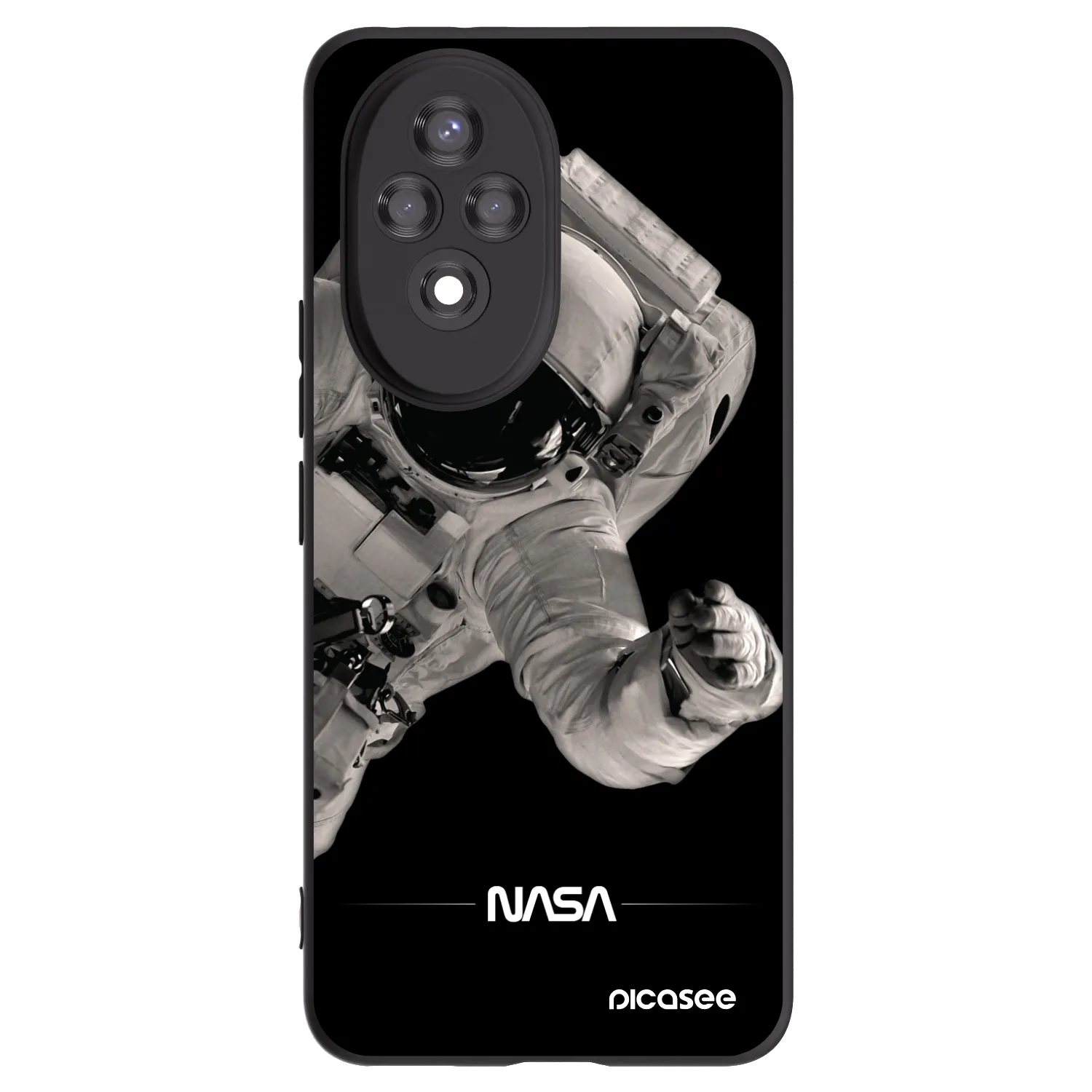 Picasee silikonový černý obal pro Honor 200 5G - Astronaut Big