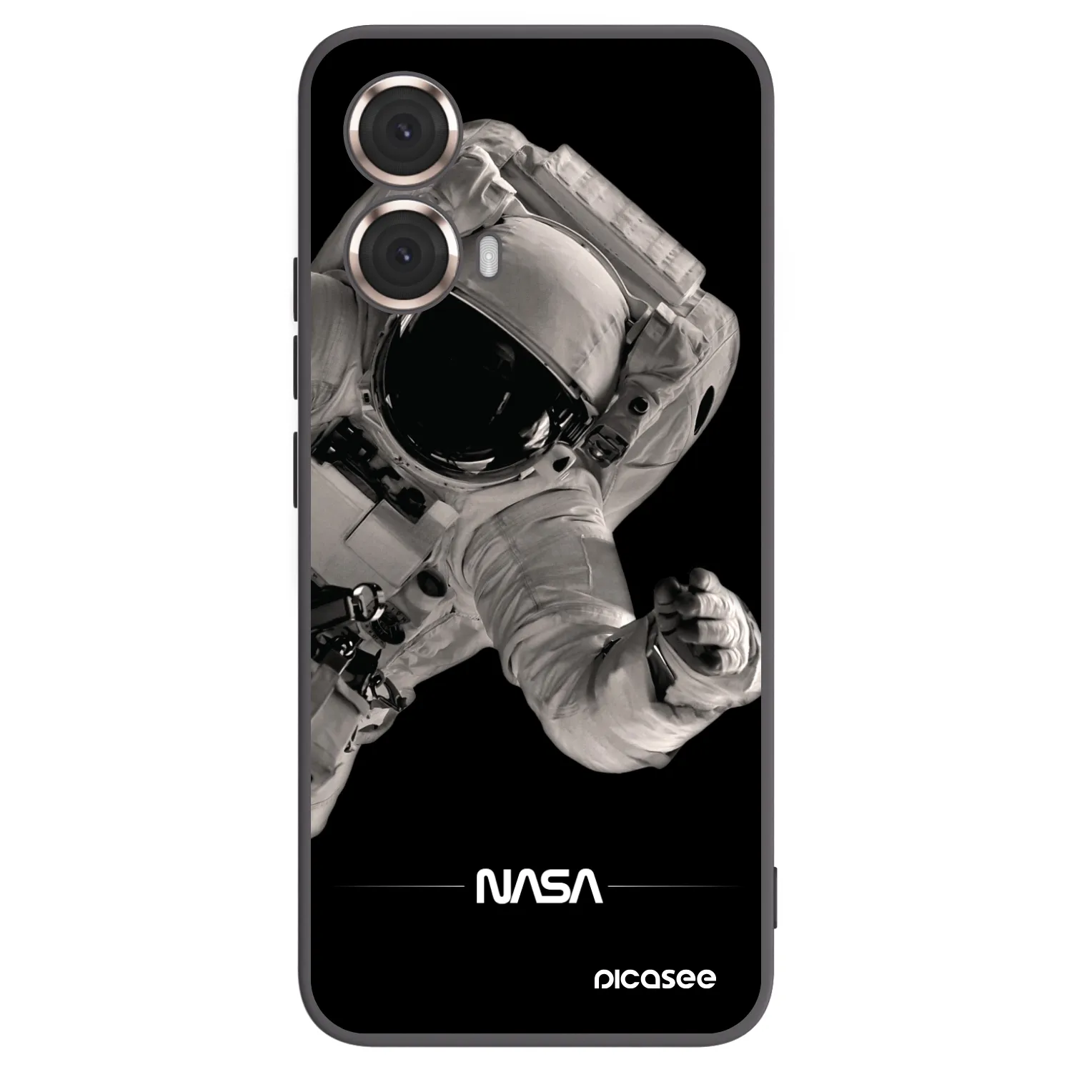 Picasee silikonový černý obal pro Motorola Moto G85 - Astronaut Big
