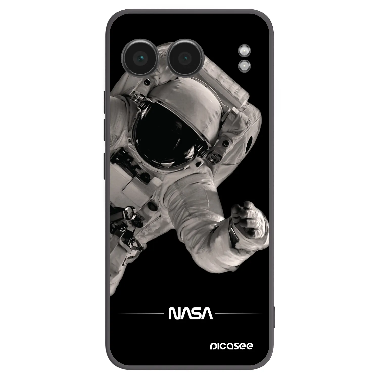Picasee silikonový černý obal pro OnePlus Nord 4 - Astronaut Big