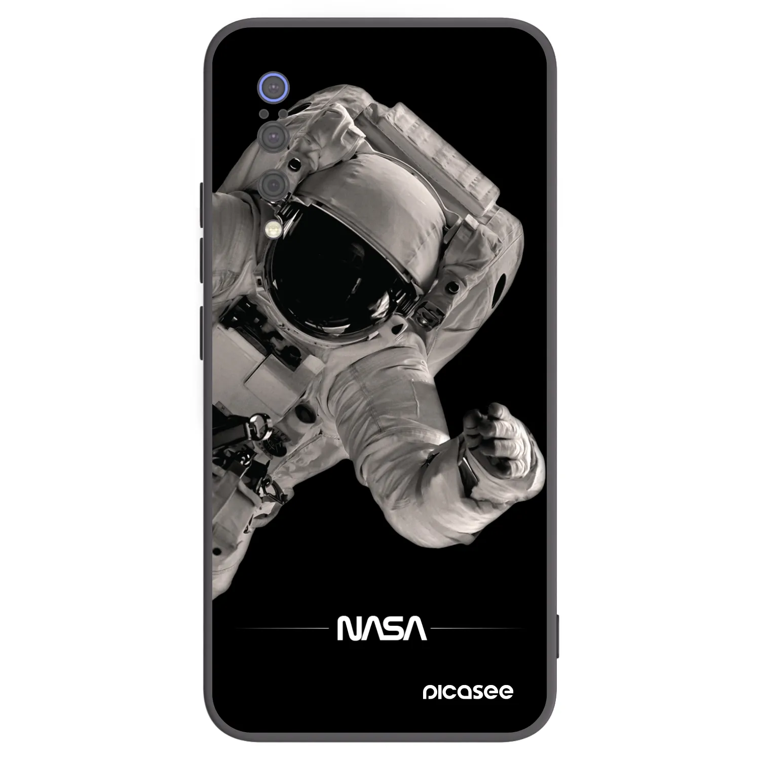 Picasee silikonový černý obal pro Xiaomi Mi 9 - Astronaut Big