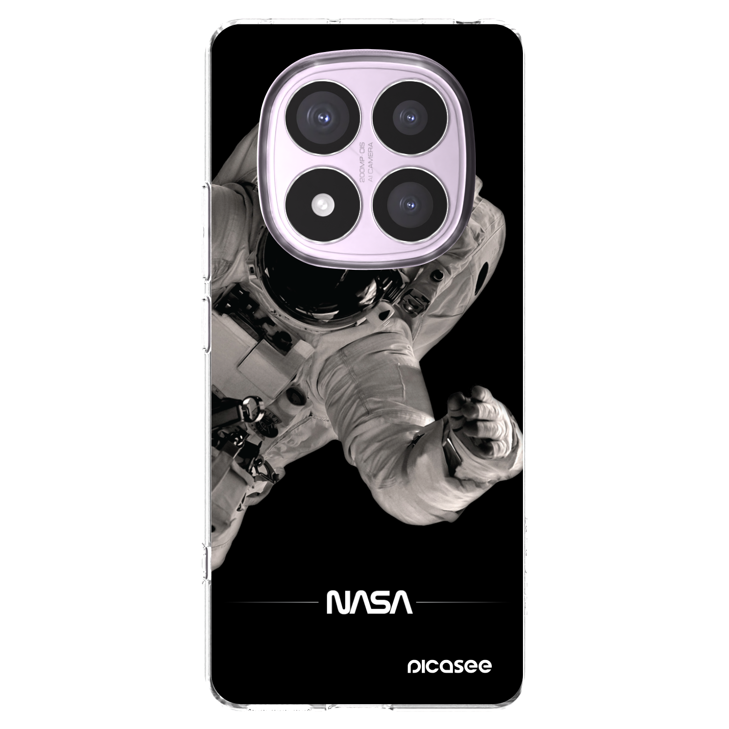 Picasee silikonový průhledný obal pro Xiaomi Redmi Note 14 Pro 5G - Astronaut Big