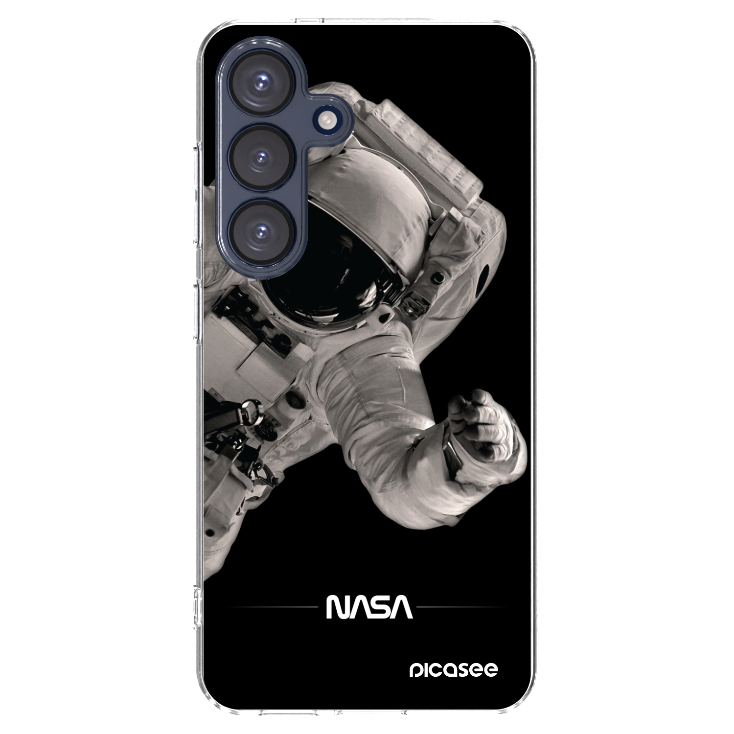 Picasee silikonový průhledný obal pro Samsung Galaxy S25 5G - Astronaut Big