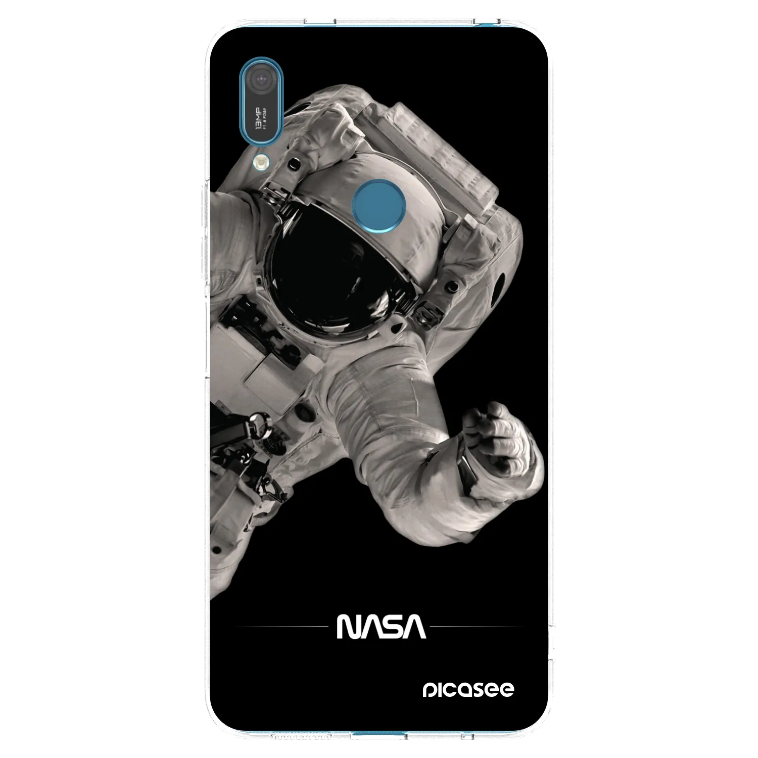 Picasee silikonový průhledný obal pro Huawei Y7 2019 - Astronaut Big