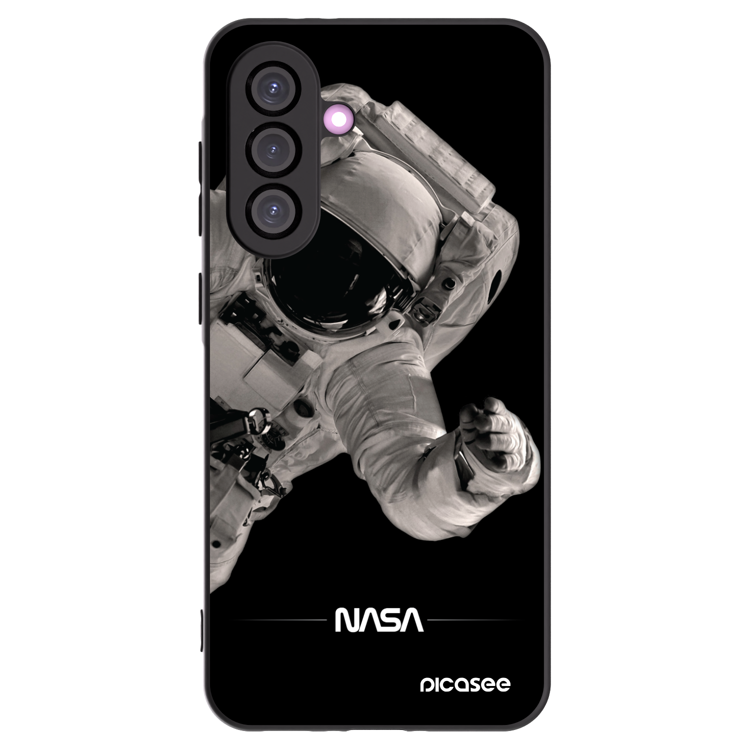 Picasee silikonový černý obal pro Samsung Galaxy A36 5G - Astronaut Big