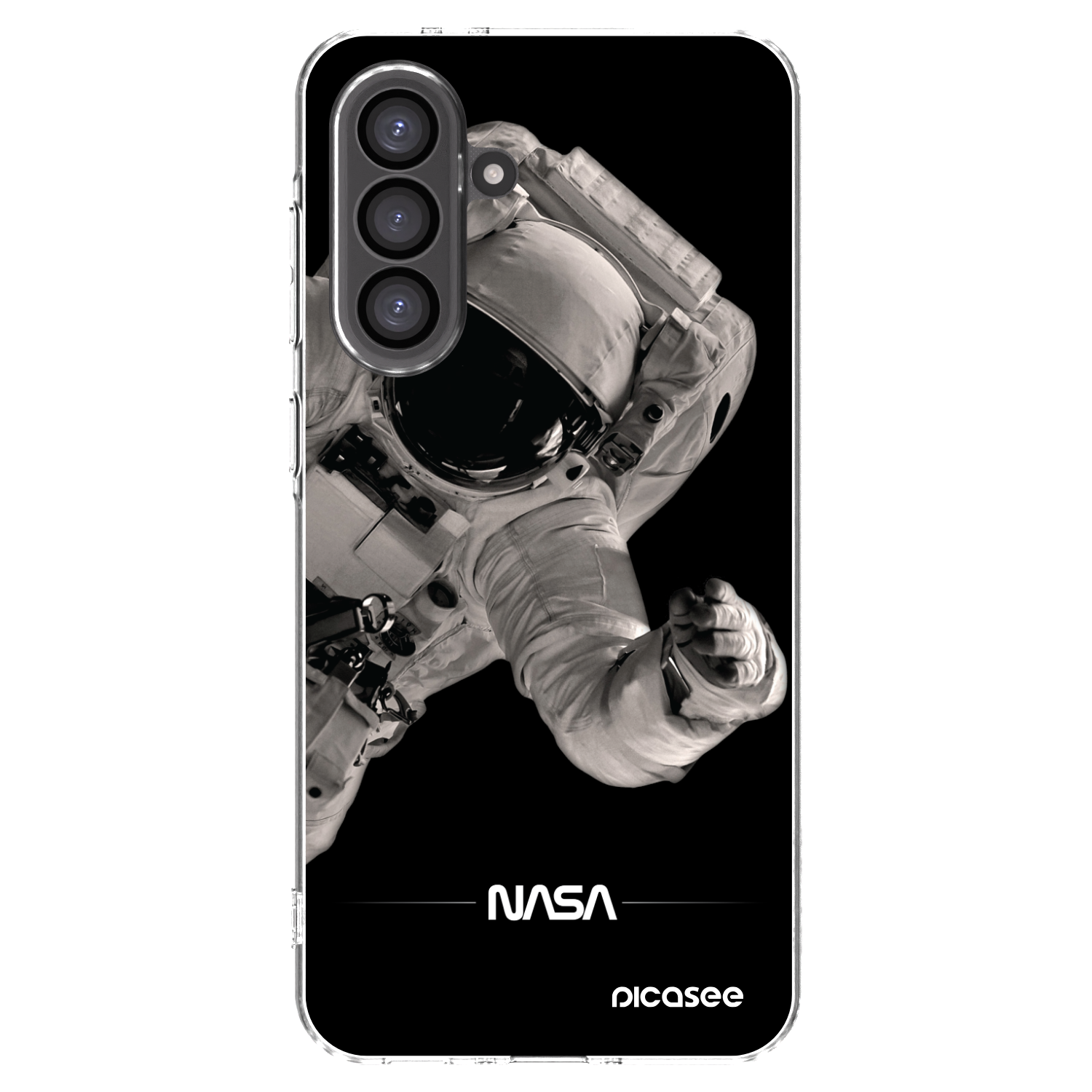 Picasee silikonový průhledný obal pro Samsung Galaxy A36 5G - Astronaut Big