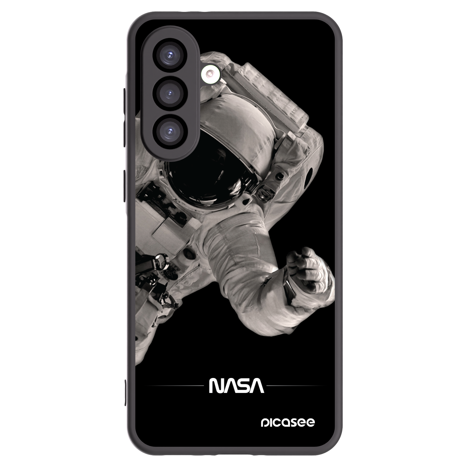 Picasee silikonový černý obal pro Samsung Galaxy A26 5G A266B - Astronaut Big