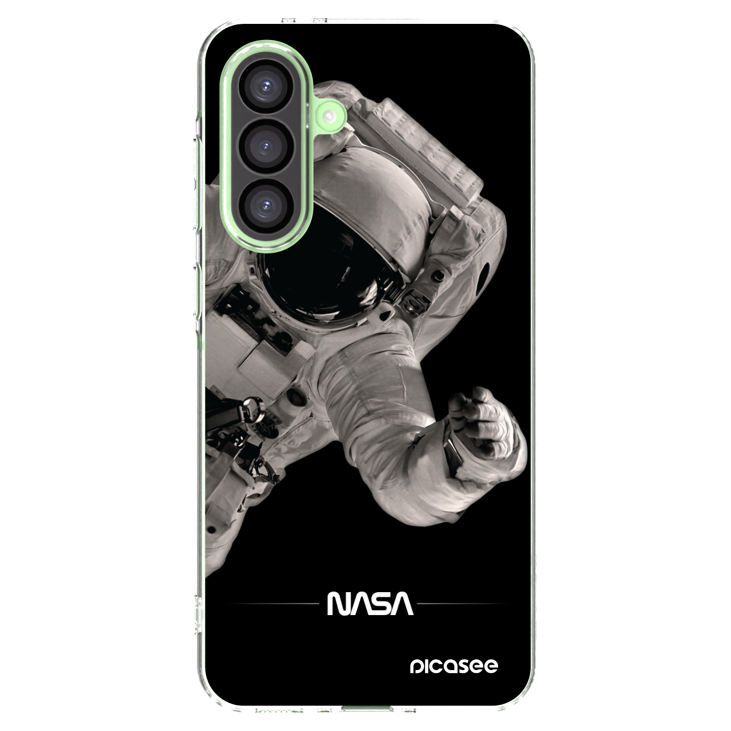 Picasee silikonový průhledný obal pro Samsung Galaxy A26 5G A266B - Astronaut Big