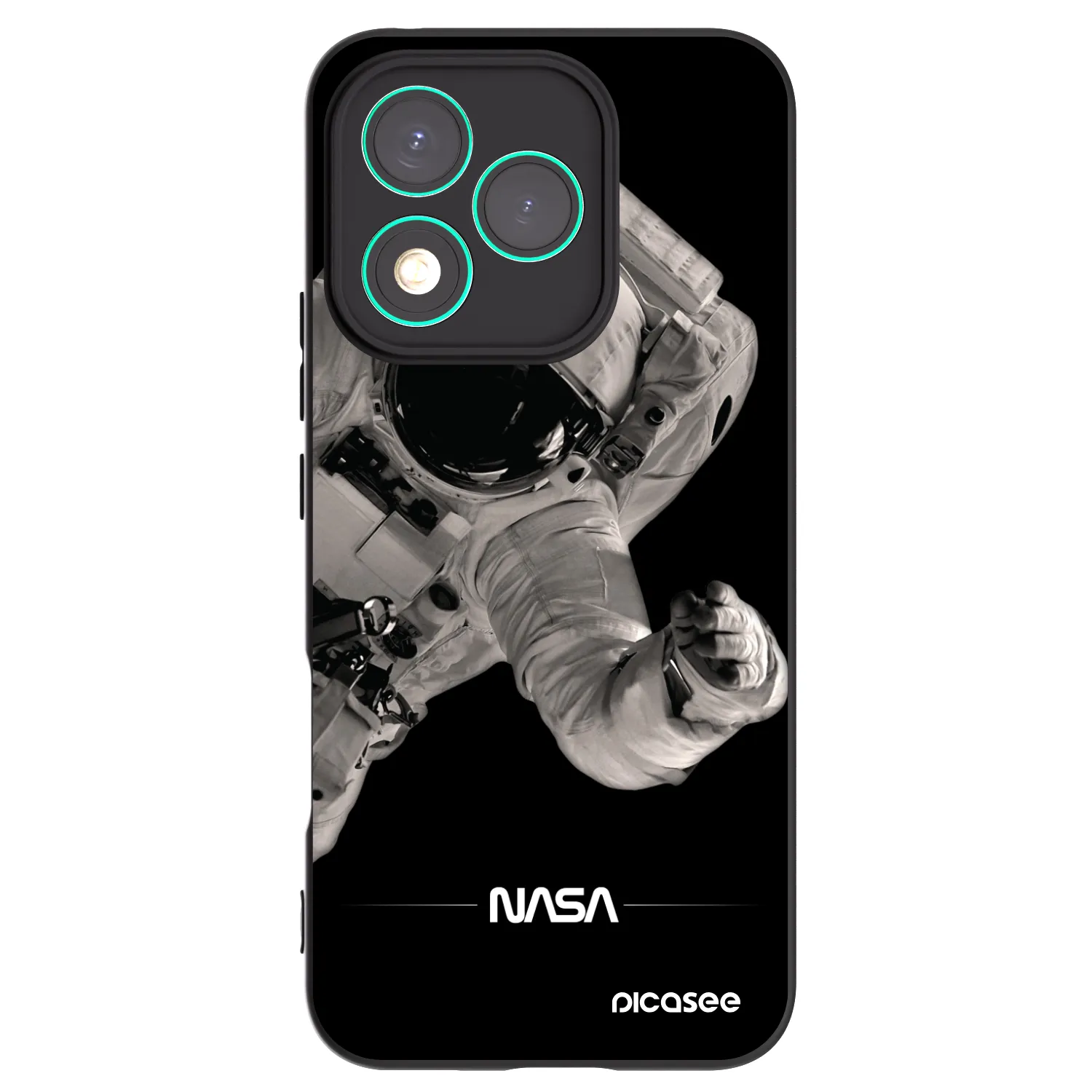 Picasee silikonový černý obal pro Honor 400 Lite 5G - Astronaut Big