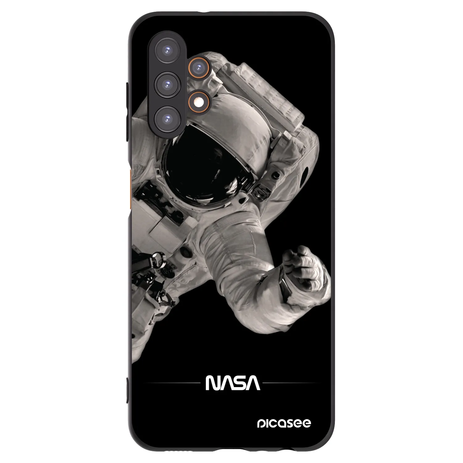 Picasee silikonový černý obal pro Samsung Galaxy A13 5G - Astronaut Big