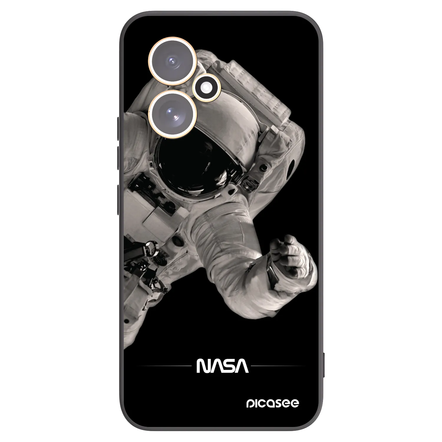 Picasee silikonový černý obal pro Honor 400 5G - Astronaut Big
