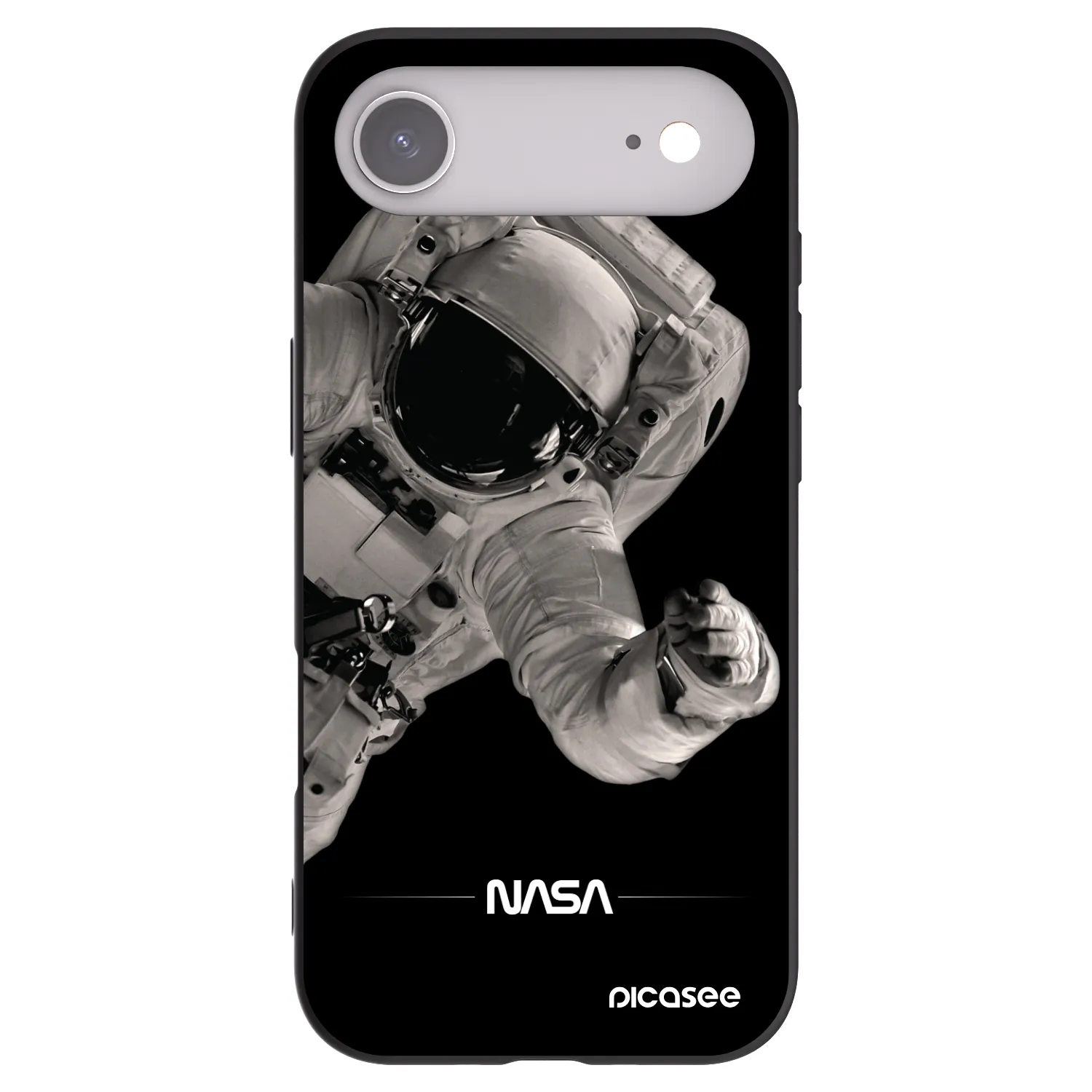 Picasee silikonový černý obal pro Apple iPhone Air - Astronaut Big