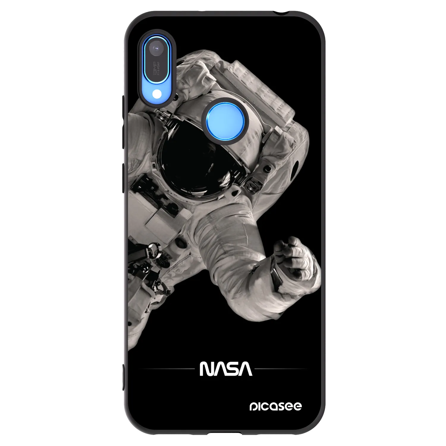 Picasee silikonový černý obal pro Huawei Y6 2019 - Astronaut Big
