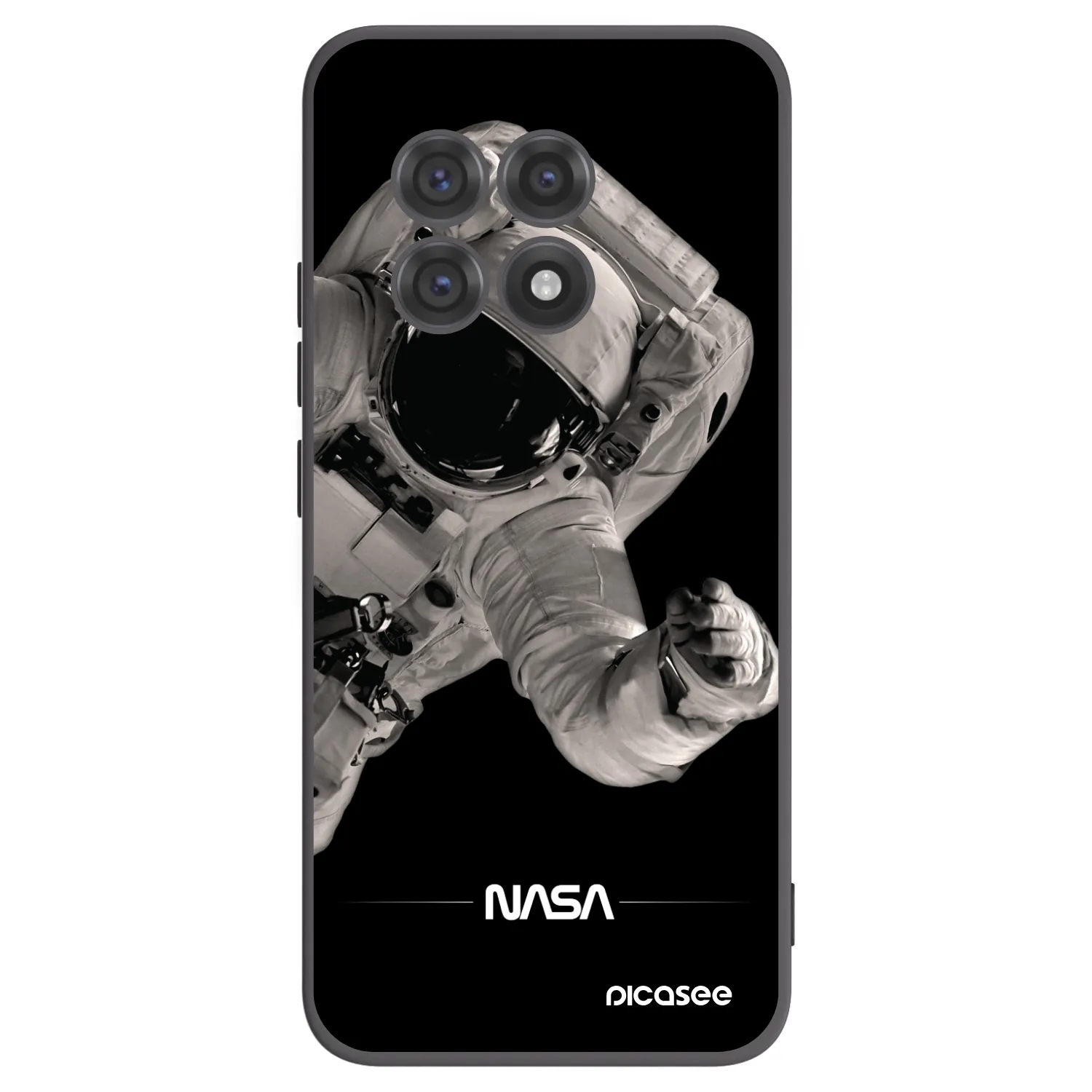 Picasee silikonový černý obal pro OnePlus 13R 5G - Astronaut Big