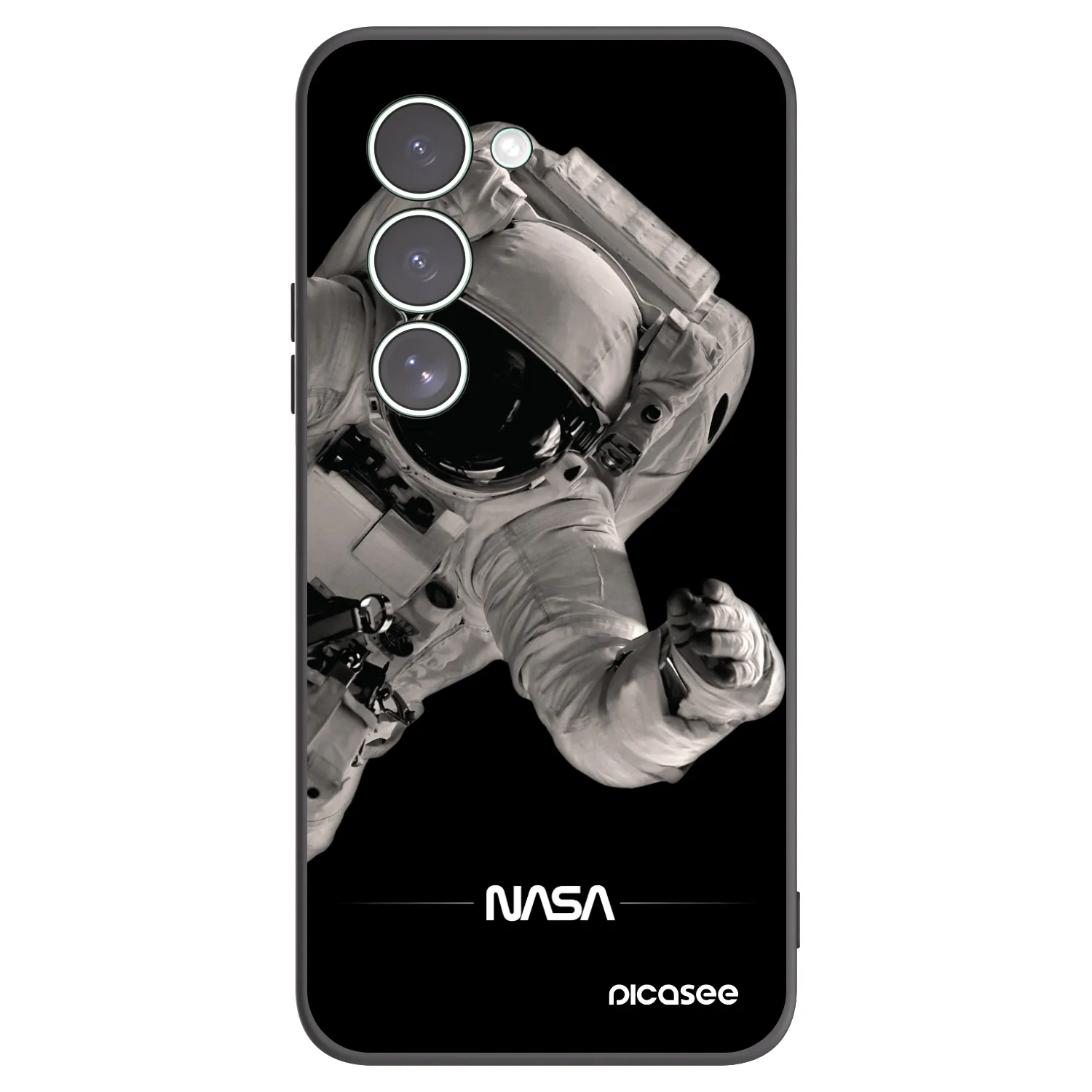 Picasee silikonový černý obal pro Xiaomi Redmi 15 5G - Astronaut Big