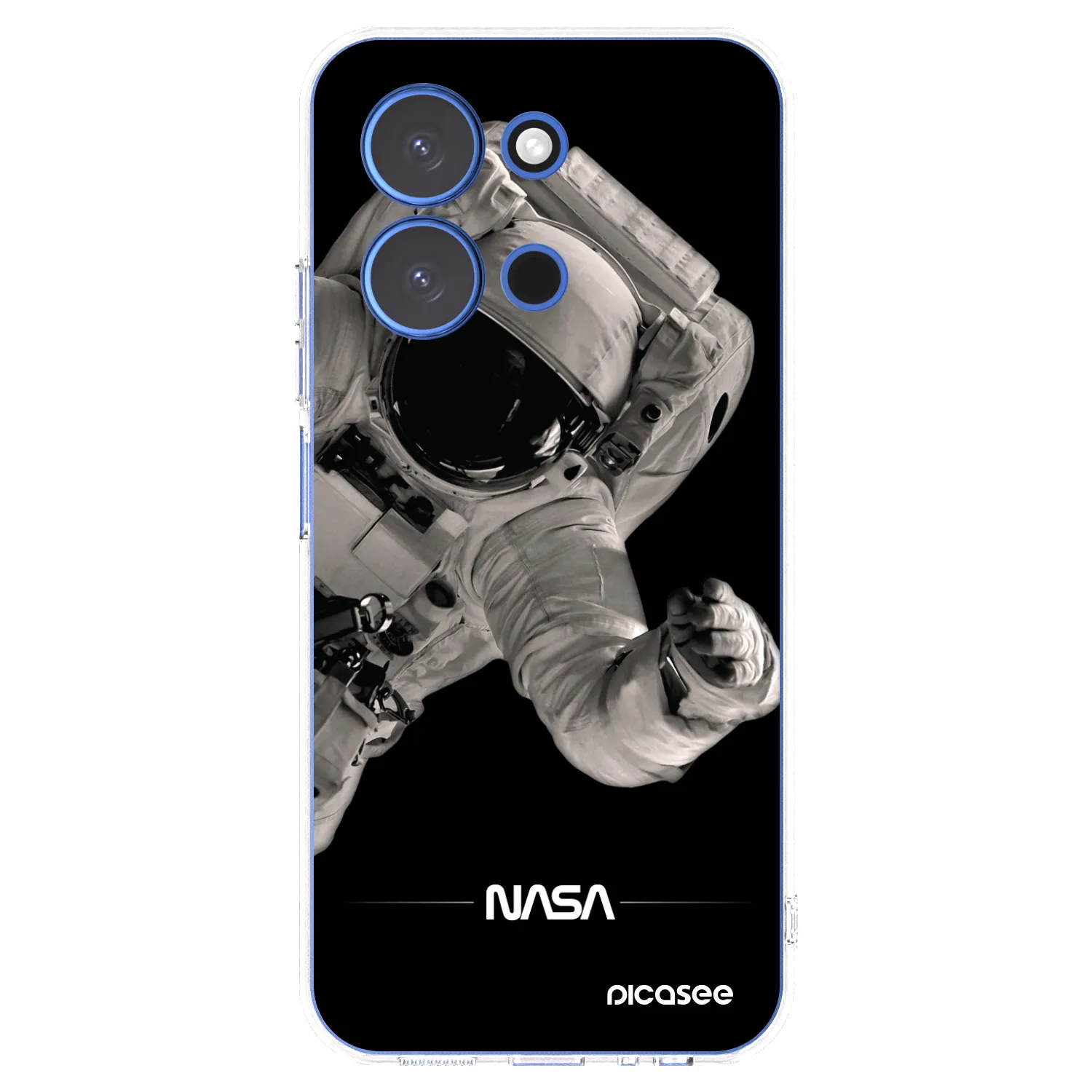 Picasee silikonový průhledný obal pro Xiaomi Redmi 15C 4G - Astronaut Big