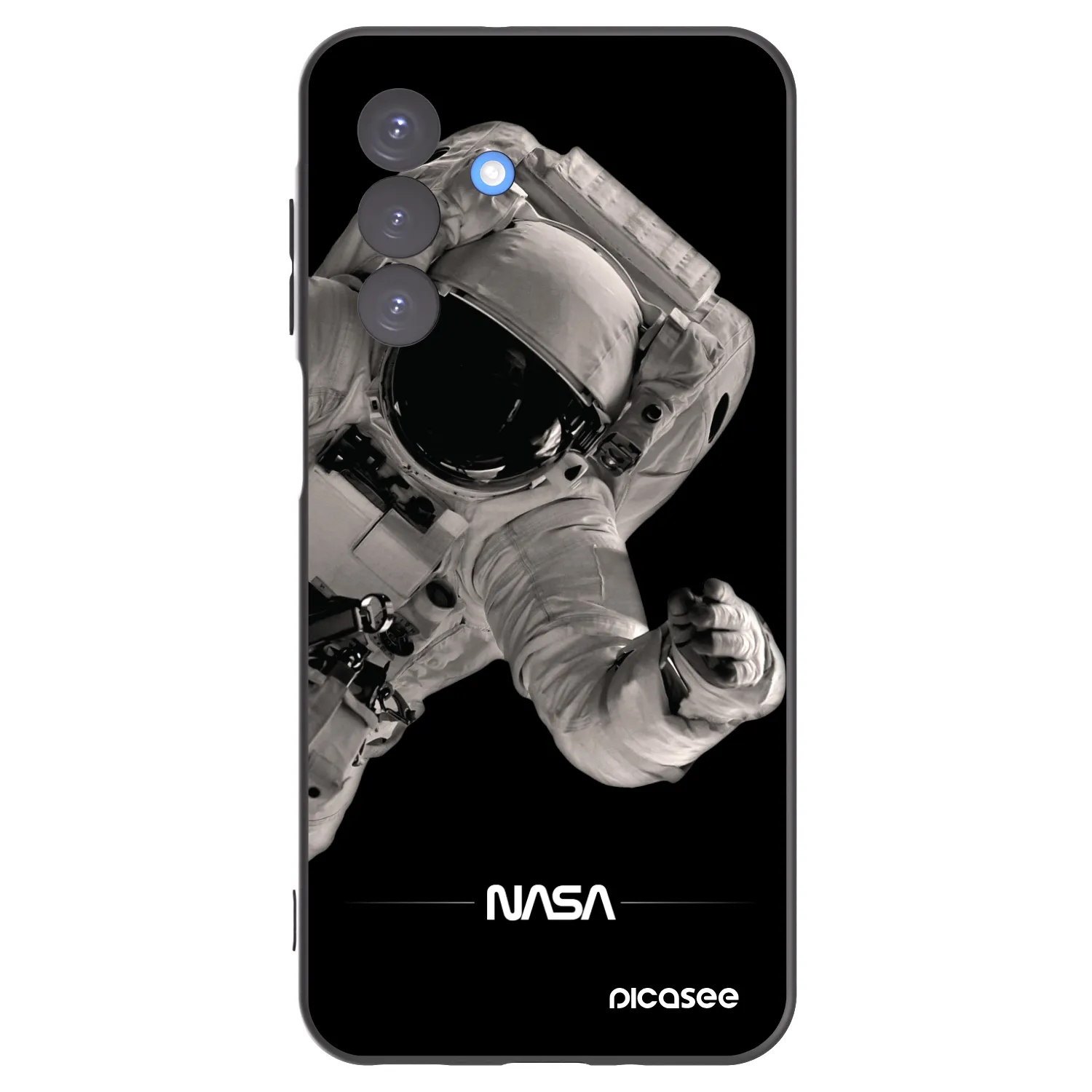 Picasee silikonový černý obal pro Samsung Galaxy A17 5G - Astronaut Big
