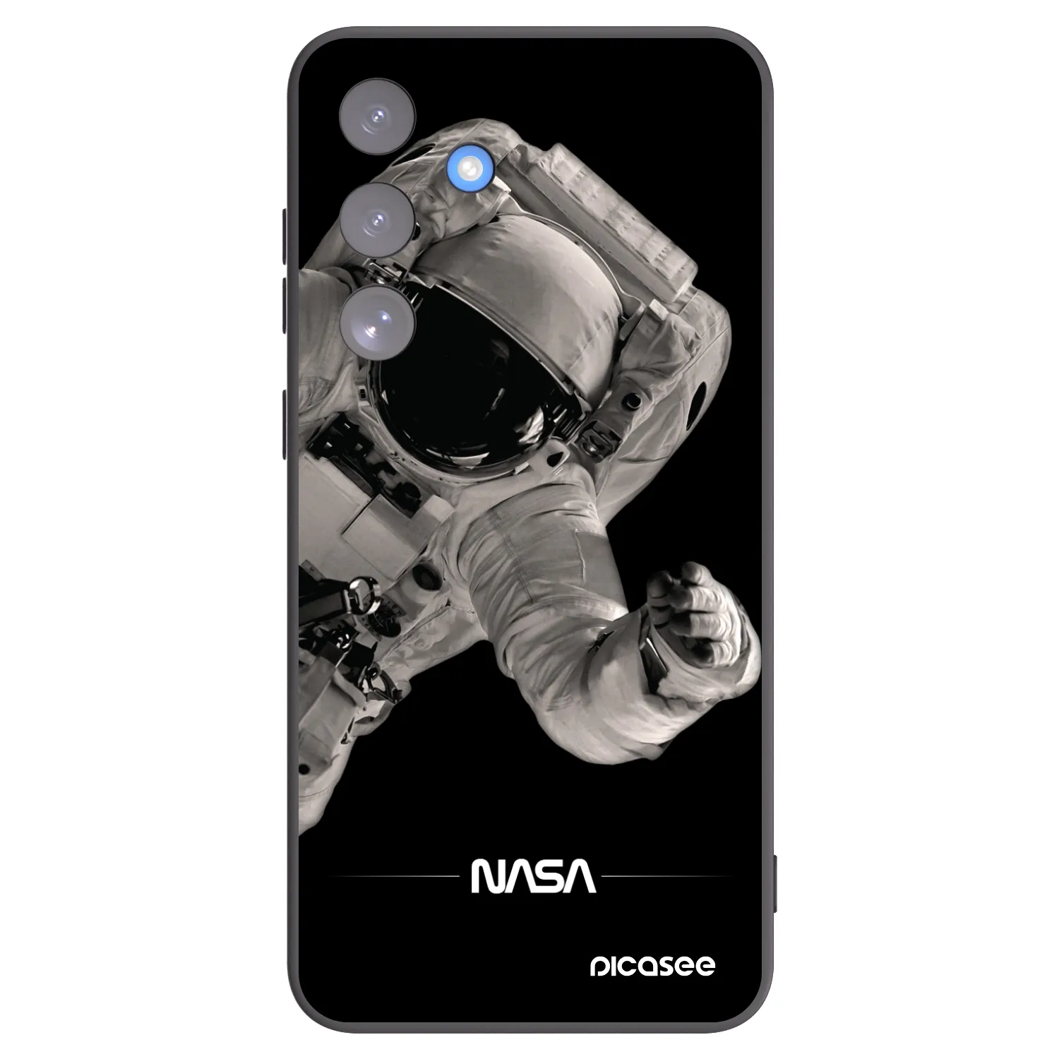 Picasee silikonový černý obal pro Samsung Galaxy S25 FE 5G - Astronaut Big