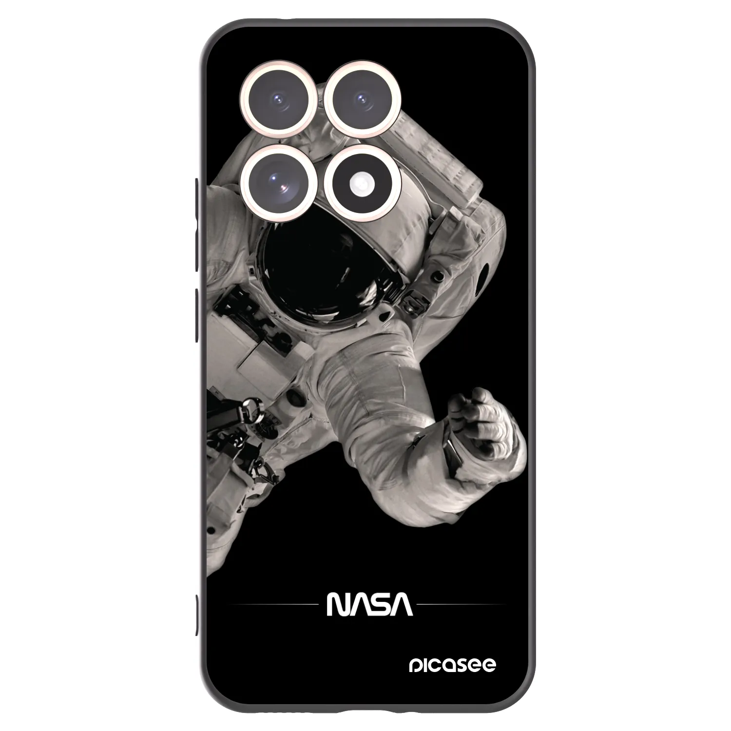 Picasee silikonový černý obal pro Xiaomi 15T - Astronaut Big