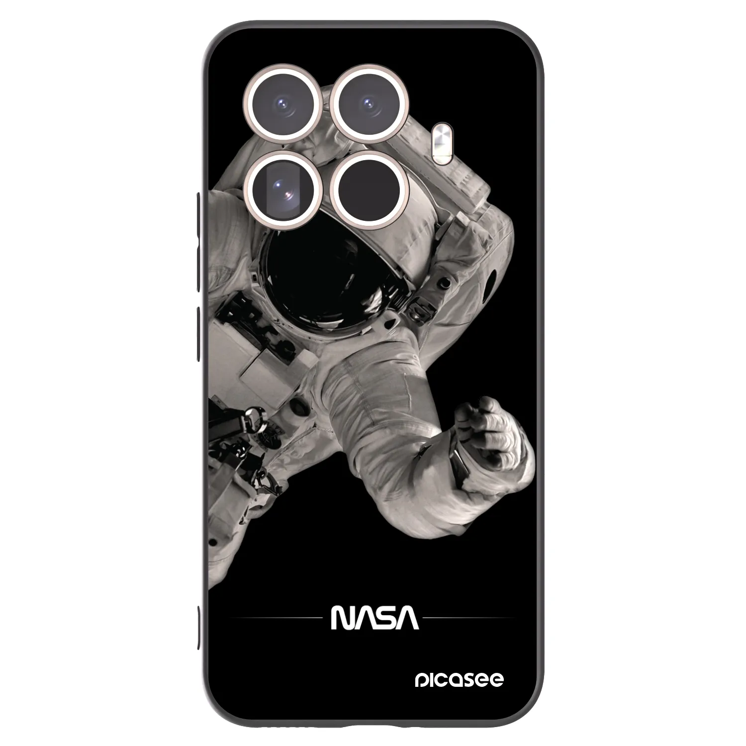 Picasee silikonový černý obal pro Xiaomi 15T Pro - Astronaut Big
