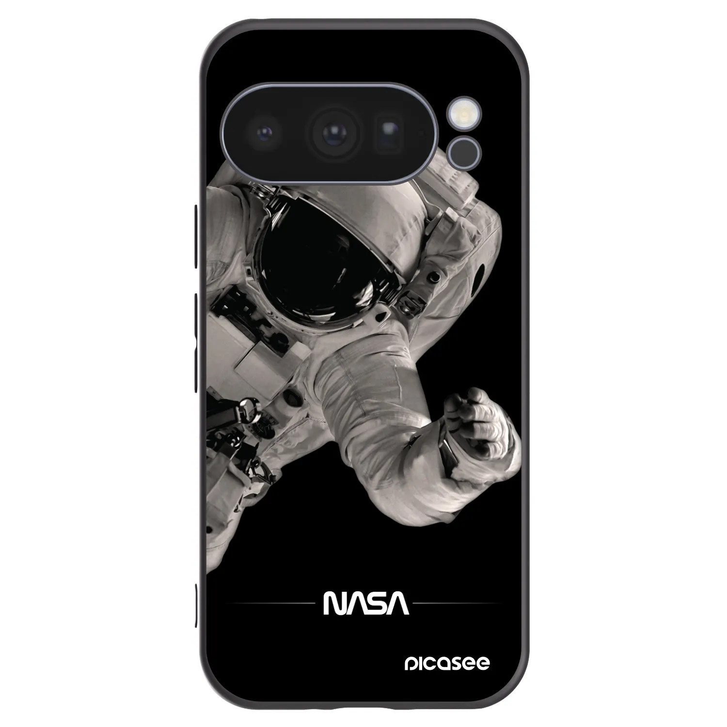 Picasee silikonový černý obal pro Google Pixel 10 Pro - Astronaut Big