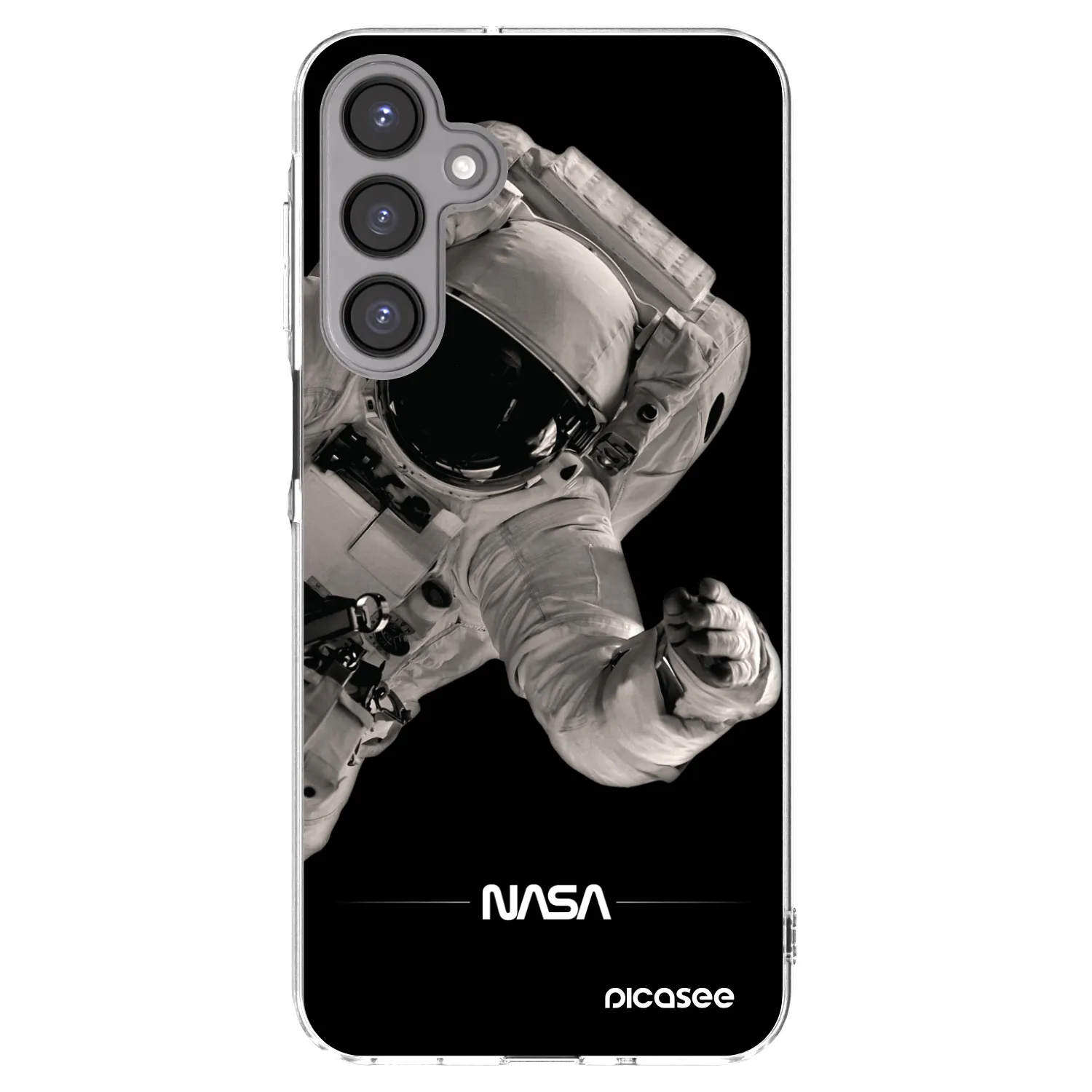 Picasee silikonový průhledný obal pro Samsung Galaxy A16 4G - Astronaut Big
