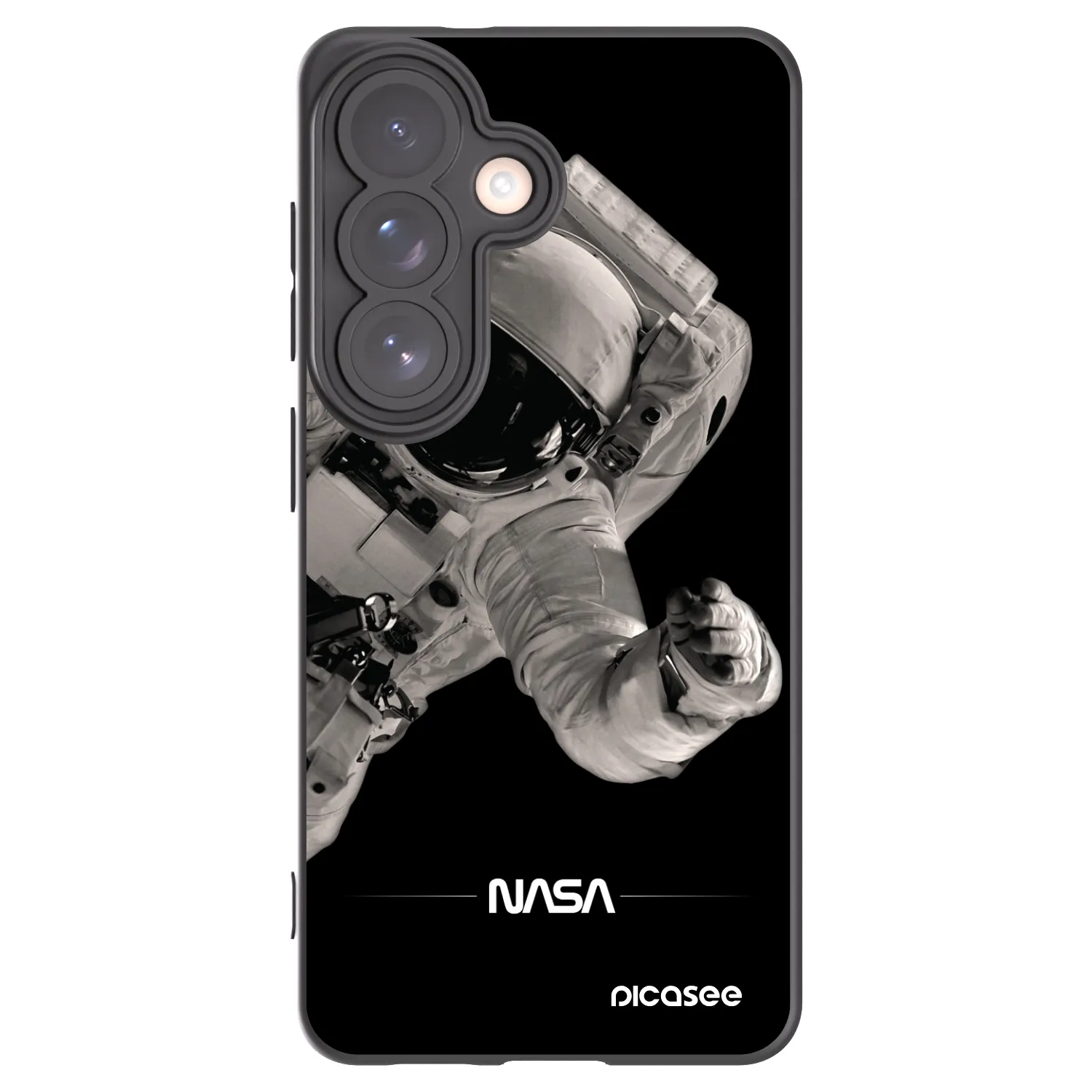Picasee silikonový černý obal pro Samsung Galaxy S26 - Astronaut Big