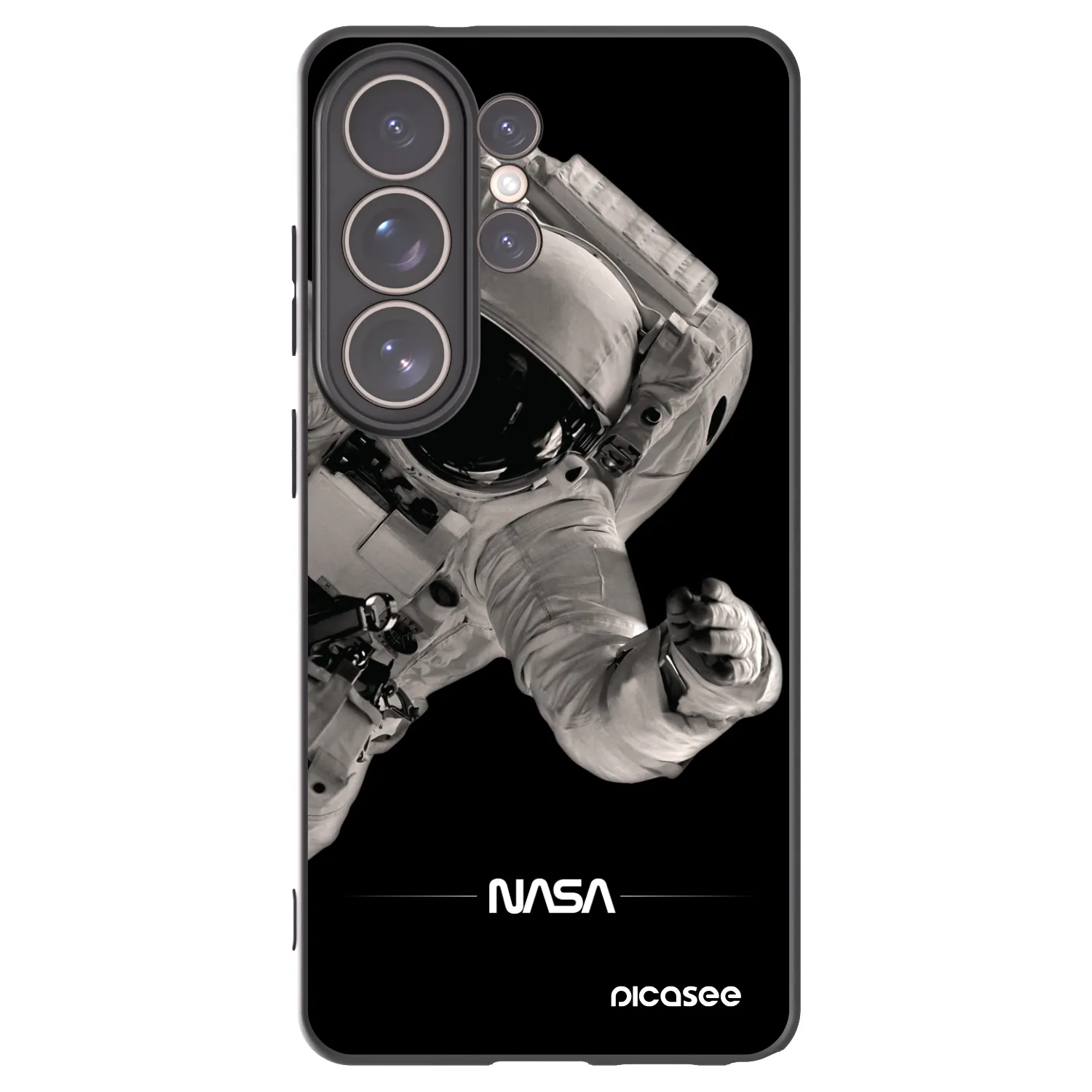 Picasee silikonový černý obal pro Samsung Galaxy S26 Ultra - Astronaut Big