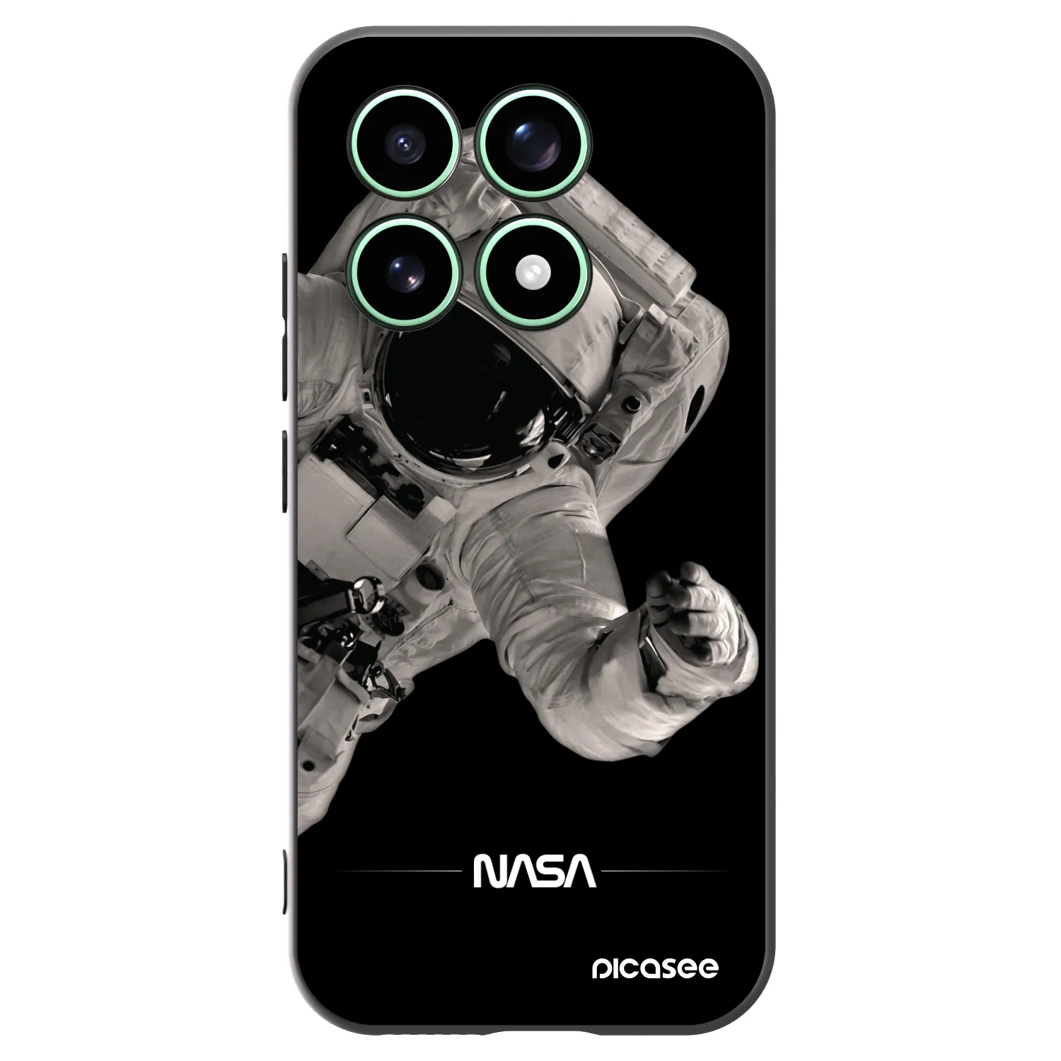 Picasee silikonový černý obal pro Xiaomi 17 - Astronaut Big