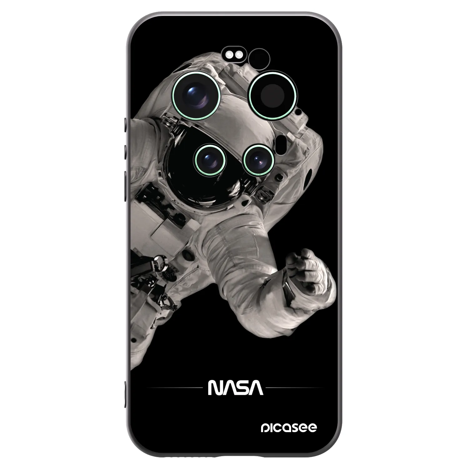 Picasee silikonový černý obal pro Xiaomi 17 Ultra - Astronaut Big