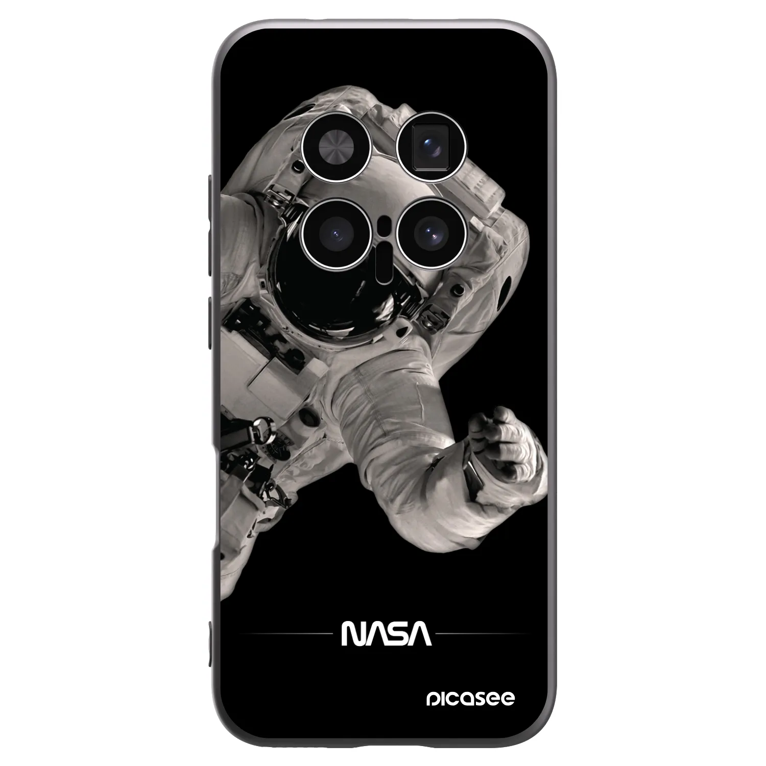 Picasee silikonový černý obal pro Honor Magic8 Pro 5G - Astronaut Big