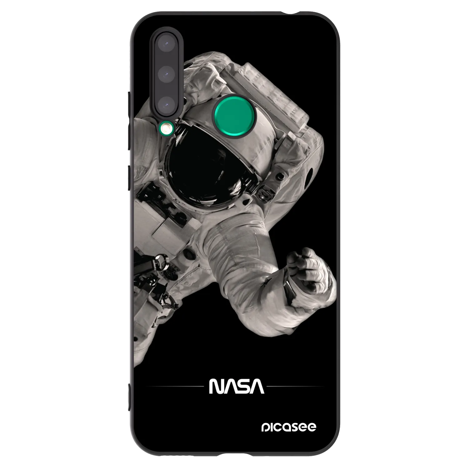 Picasee silikonový černý obal pro Honor 20 Lite - Astronaut Big