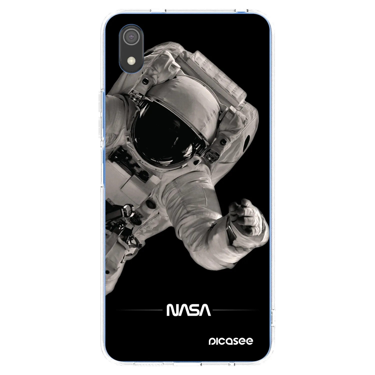 Picasee silikonový průhledný obal pro Xiaomi Redmi 7A - Astronaut Big