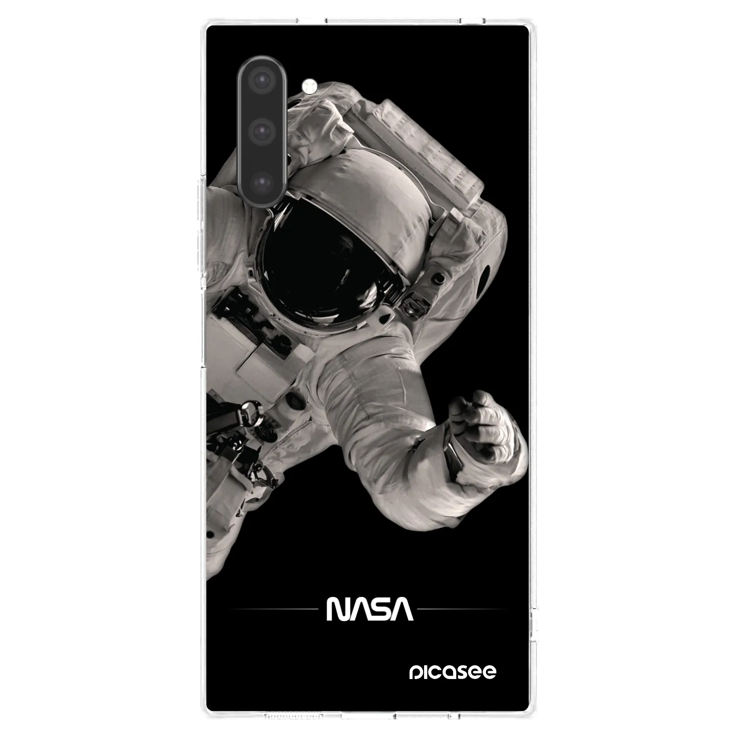 Picasee silikonový průhledný obal pro Samsung Galaxy Note 10 N970F - Astronaut Big