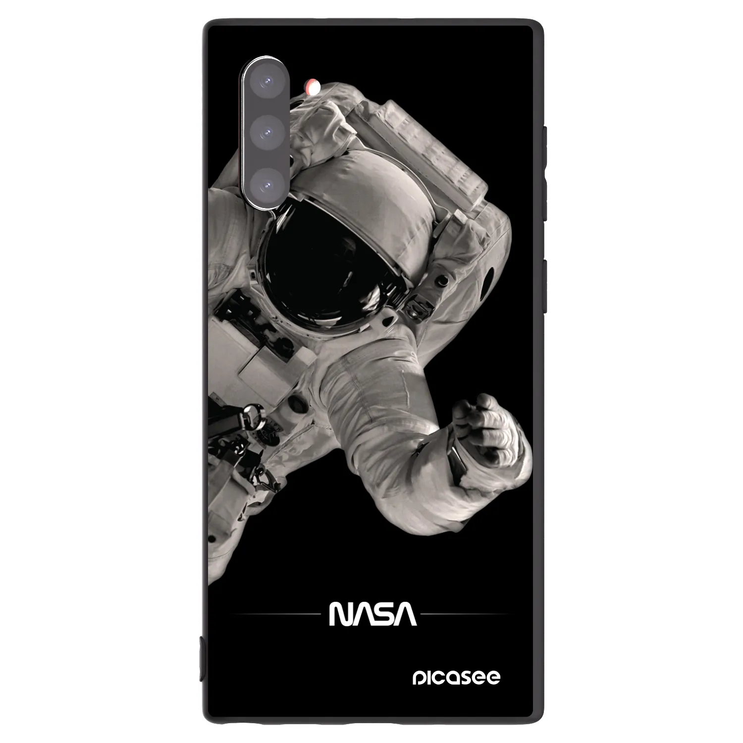 Picasee silikonový černý obal pro Samsung Galaxy Note 10 N970F - Astronaut Big