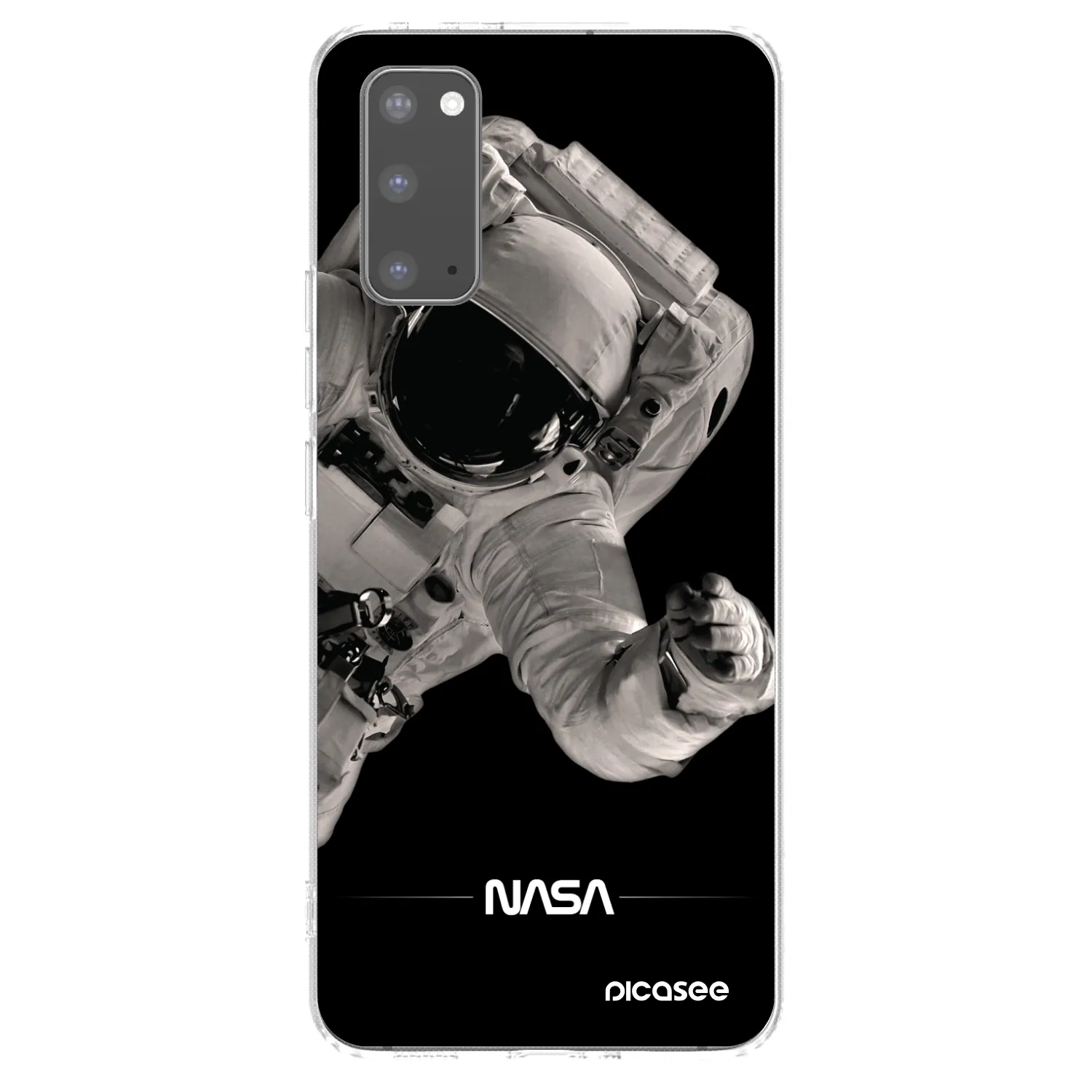 Picasee silikonový průhledný obal pro Samsung Galaxy S20 G980F - Astronaut Big