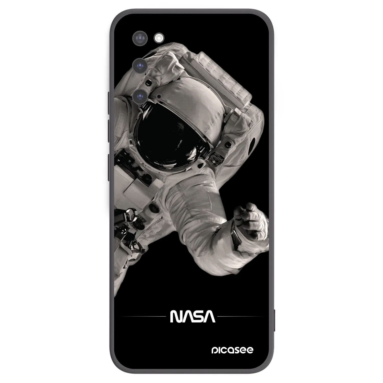 Picasee silikonový černý obal pro Samsung Galaxy S20 G980F - Astronaut Big