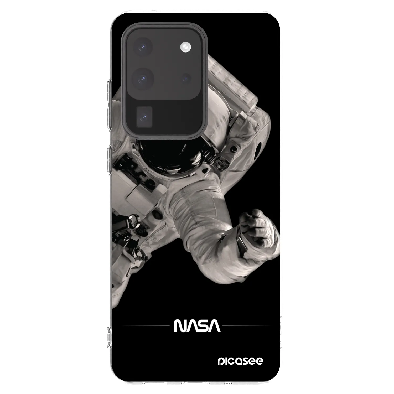 Picasee silikonový průhledný obal pro Samsung Galaxy S20 Ultra 5G G988F - Astronaut Big