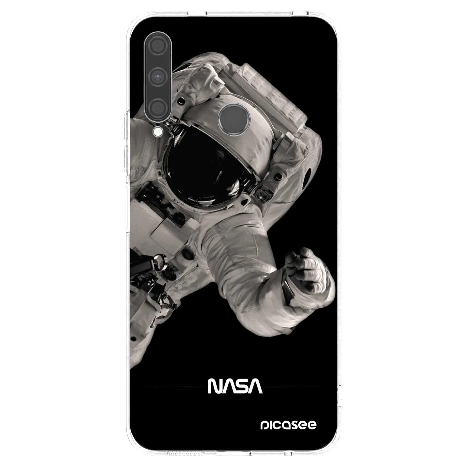 Picasee silikonový průhledný obal pro Huawei P40 Lite E - Astronaut Big