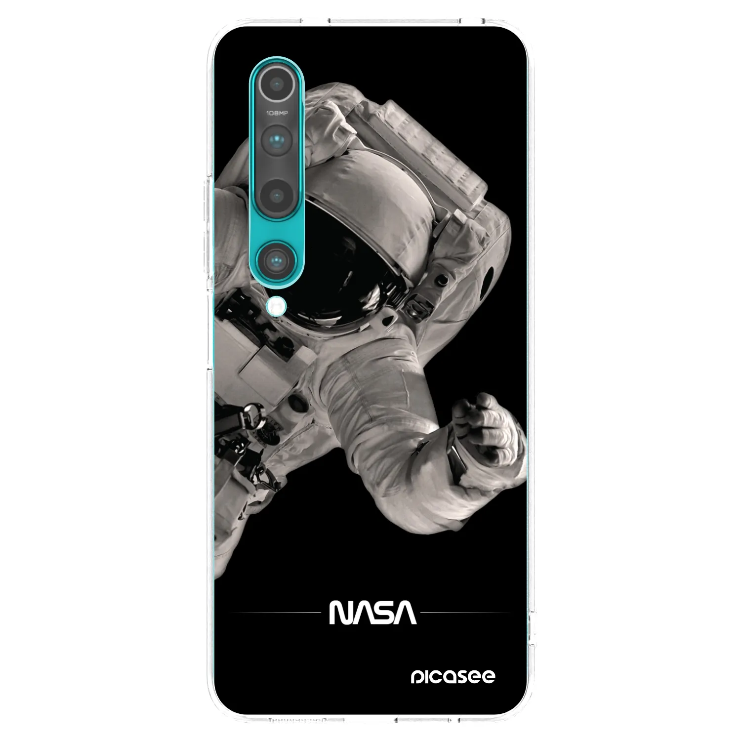 Picasee silikonový průhledný obal pro Xiaomi Mi 10 - Astronaut Big