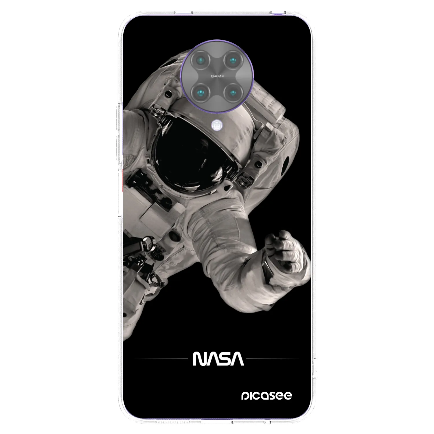Picasee silikonový průhledný obal pro Xiaomi Poco F2 Pro - Astronaut Big