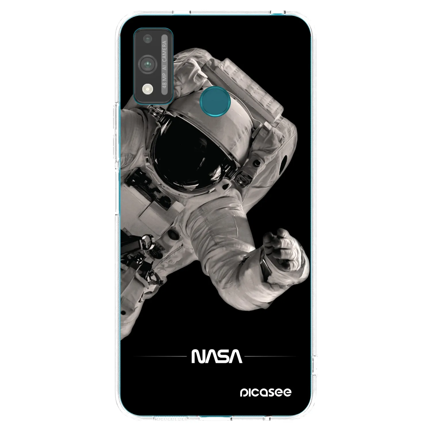 Picasee silikonový průhledný obal pro Honor 9X Lite - Astronaut Big