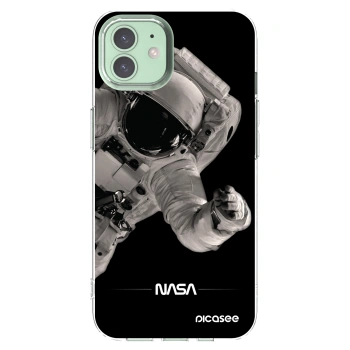 Picasee silikonový průhledný obal pro Apple iPhone 12 - Astronaut Big