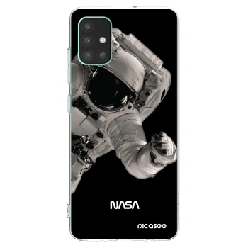 Picasee silikonový průhledný obal pro Samsung Galaxy M51 M515F - Astronaut Big