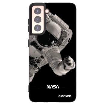 Picasee silikonový černý obal pro Samsung Galaxy S21 5G G991B - Astronaut Big