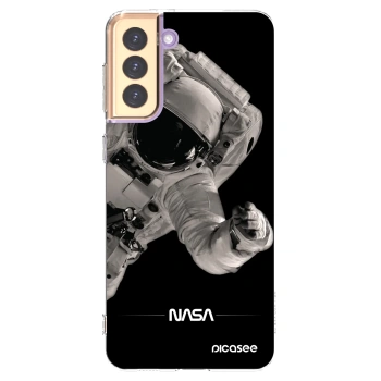 Picasee silikonový průhledný obal pro Samsung Galaxy S21+ 5G G996F - Astronaut Big