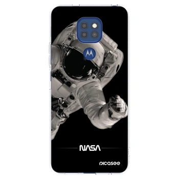 Picasee silikonový průhledný obal pro Motorola Moto G9 Play - Astronaut Big