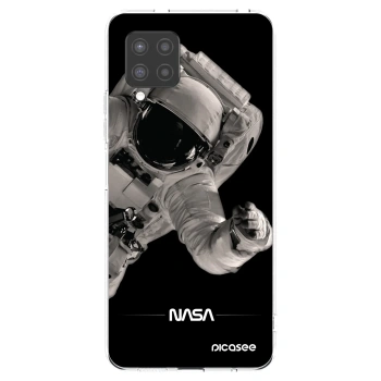 Picasee silikonový průhledný obal pro Samsung Galaxy A42 A426B - Astronaut Big